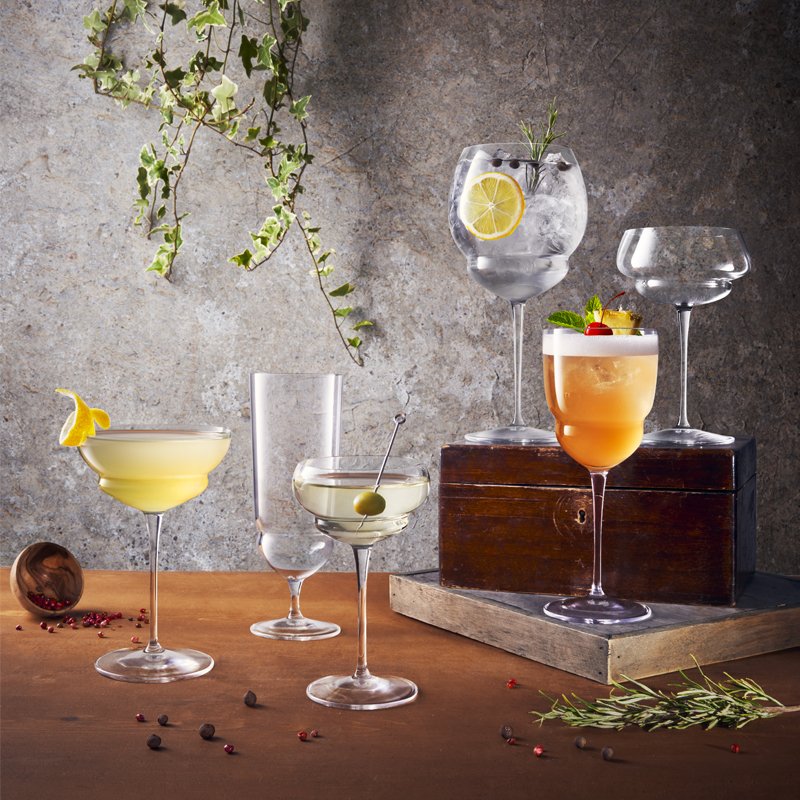 Backdoor '20S Verre À Cocktail Hemingway 25 cl Lot 6 Pcs
